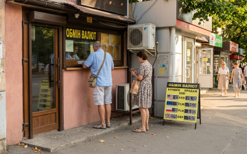 Обмінник. Фото: згенероване ШІ