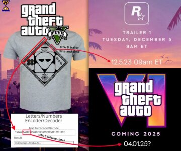 Дата релиза GTA 6, вероятно, зашифрована в футболке, фото: Rockstar