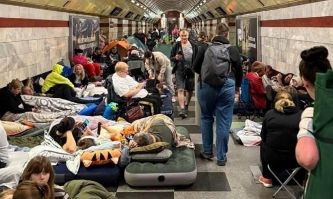 Метро, ​​укрытие, изображение из соцсетей