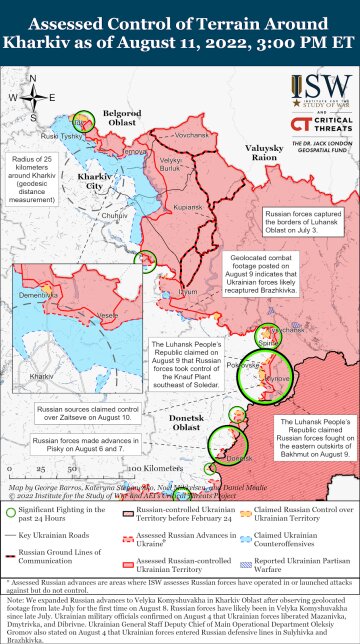 Карта бойових дій, фото: ISW