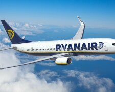 Літак  Ryanair, фото з фейсбук-стоірнки авіакомпанії