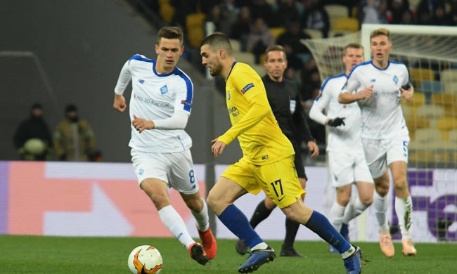 "Динамо" проиграло "Челси" с разгромным счетом 0:5