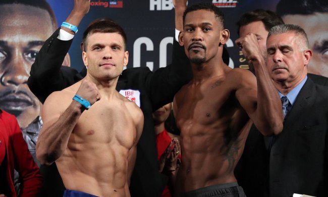 Дерев'янченко - Джейкобс: боксери провели процедуру зважування і дуель поглядів