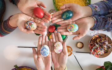 Великдень, крашанки, зображення з вільних джерел