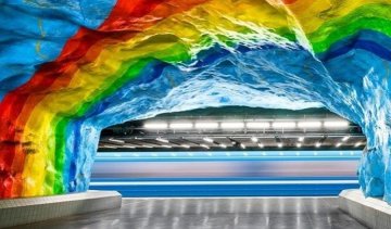 Фотограф показал, как выглядит станции метро в разных странах мира