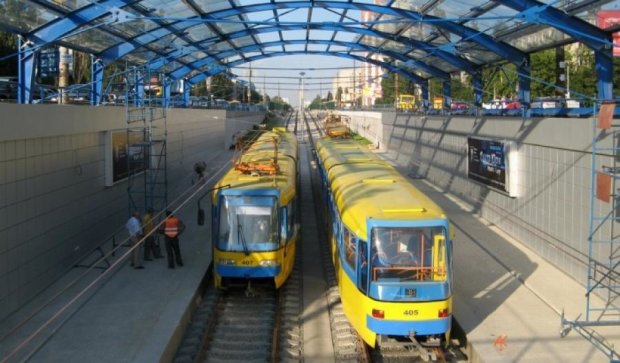 Киевские трамваи изменят маршрут