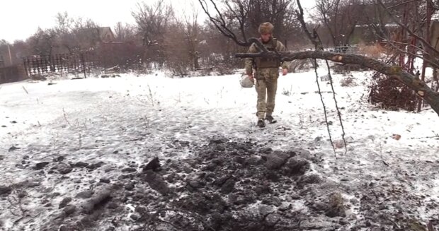 Оккупанты обстреляли частный сектор Водяного, фото: штаб ООС