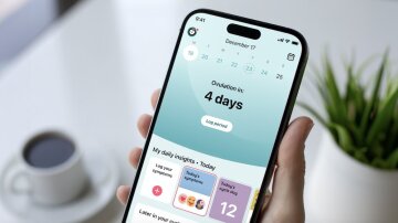 Flo Health, скріншот програми