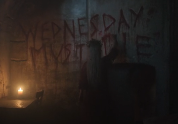 Тетя Офелия, кадр из сериала "Уэнсдей"