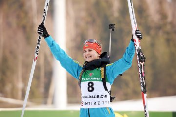 Українська біатлоністка Журавок виграла першу гонку в кар'єрі