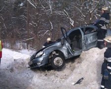 Гололедица стала виной смертельной аварии в Киеве