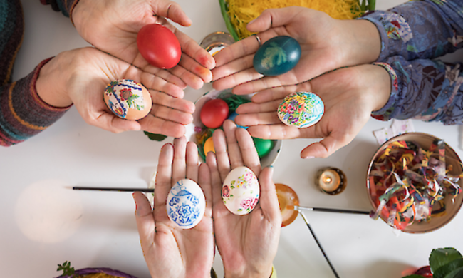 Великдень, крашанки, зображення з вільних джерел