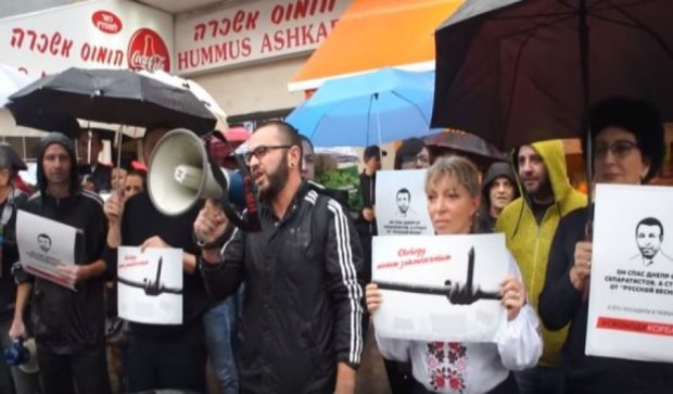 В Израиле митинговали за освобождение Корбана (видео)