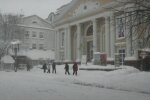 В Тернополе выпал первый снег, цвет настроения - белый