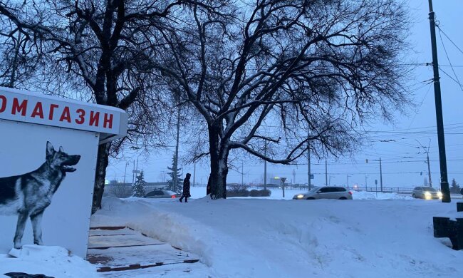 Засніжений Київ, фото: Знай.uа