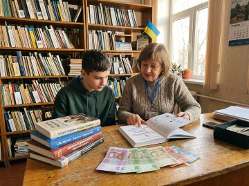 шкільна бібліотека книги полиці Україна