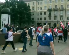 протесты в Беларуси / скриншот из видео