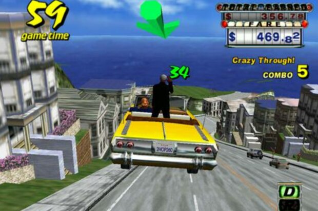 Crazy Taxi: скрин игры