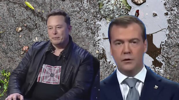 Илон Маск и Медведев, скриншот: YouTube