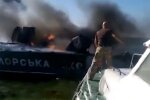 Військовий катер, фото: скріншот з відео