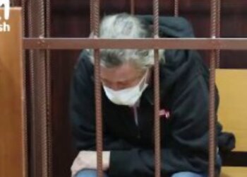 Ефремов в зале суда, скрин с видео