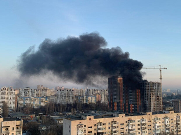 Пожежа в столиці, фото - Інформатор