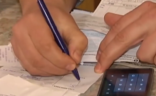 Квитанция за коммуналку, скриншот из видео