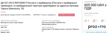 Міністерство освіти і науки, тендер - скріншот