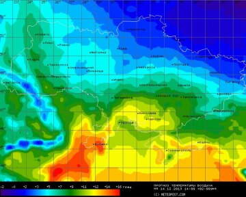 Погода в Україні, фото: Meteopost com