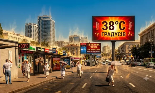 Аномальна спека в Україні, +38°C