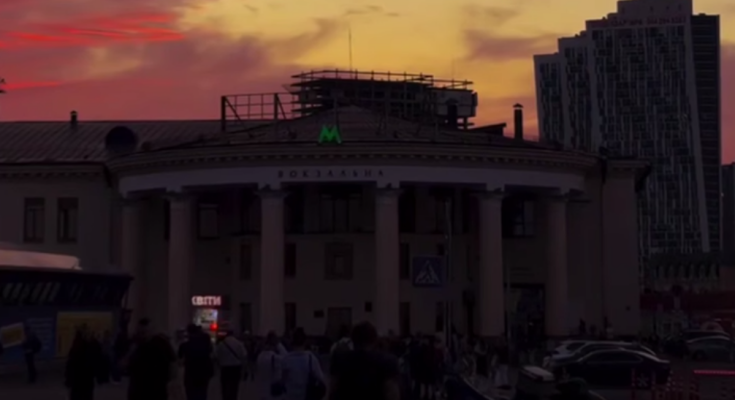 Київ, метро, кадр з відео
