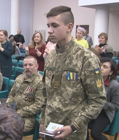 Нагородження Олександра Гаркуші, фото з соцсереж