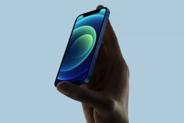 iPhone 12 mini, скріншот