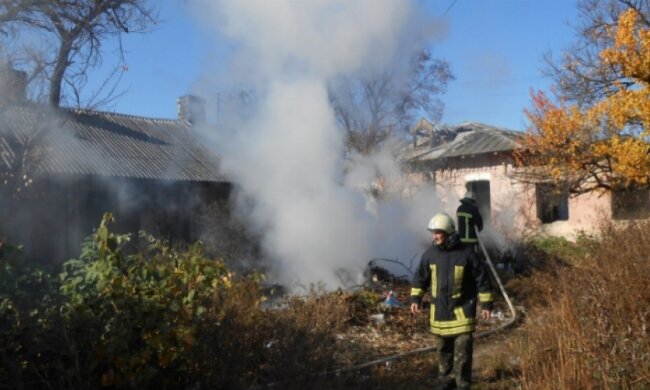 Пожежа на Чернігівщині знищила півсела