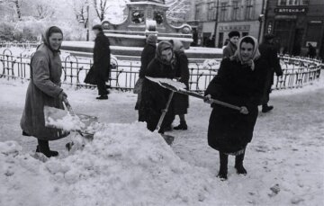 Зимний Львов 1960 года, фото: lviv.in.ua