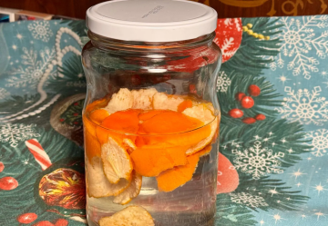 Мандариновая водка, кадр с видео