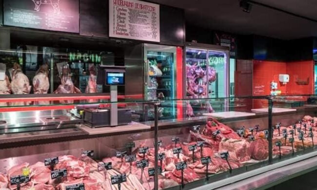 Цены на мясо, скриншот: Minfin
