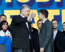 Володимир Зеленський та Петро Порошенко