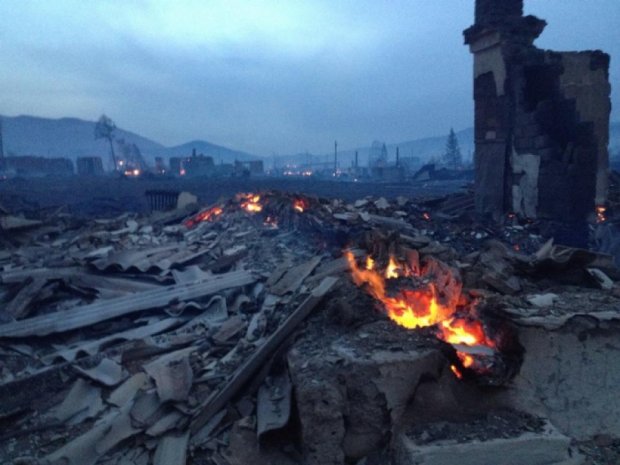 В селах Сибири - массовые пожары с человеческими жертвами