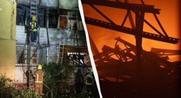 Пожежа в багатоповерхівці Києва після атаки дронів