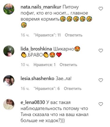 Коментарі до публікації сторінки zirkovyi_shlyah: Instagram