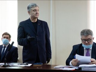 Порощенко в суде, фото:Униан