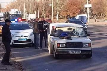 Водитель Lada сбил черкасскую девушку прямо на переходе (фото)