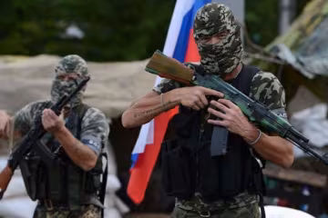Террористы за две недели обустроили базу на линии разграничения (видео)