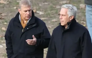 Принц Ендрю та Джефрі Епштейн, кадр з відео