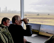 Путін на військових навчаннях, фото з вільних джерел