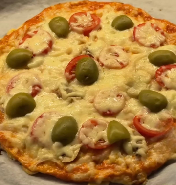 Піца з лавашу: фото скрін рецепту