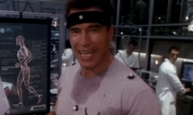 Арнольд Шварценеггер, кадр с "Терминатора"