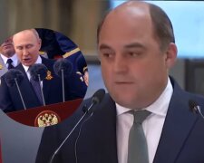 Бен Уоллес и путин, фото: скриншот из видео