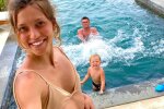Регіна Тодоренко з Владом Топаловим і сином, фото: Instagram